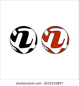 Soccer ball or football flat icon for sports apps and websites. Vector illustration.