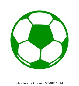 Soccer ball, football icon – for stock