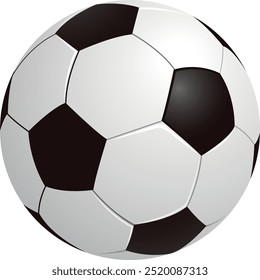 soccer ball, Football isolated on white Background, leather soccer ball, Soccer ball illustration for the web, Football Vector Design templet art.