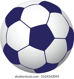 soccer ball, Football isolated on white Background, leather soccer ball, Soccer ball illustration for the web, Football Vector Design templet art.