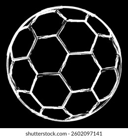 soccer ball, Football isolated on white Background, leather soccer ball, Soccer ball illustration for the web, Vector Design.