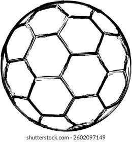 soccer ball, Football isolated on white Background, leather soccer ball, Soccer ball illustration for the web, Vector Design.