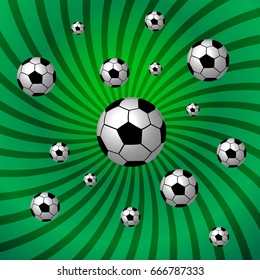 Soccer ball or football symbol