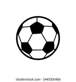 Soccer Ball Football Symbol Icon Vector Design Illustration