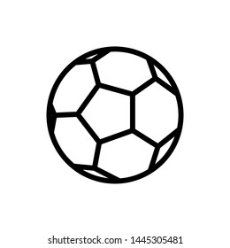 Soccer Ball Football Symbol Icon Vector Design Illustration