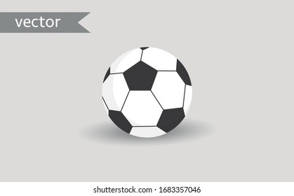 Soccer Ball Football Symbol Icon Vector Design Illustration