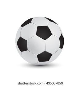 soccer ball and football themes - vector illustration