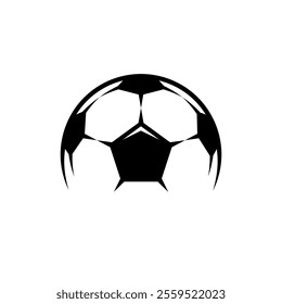 Soccer ball football tournament or club icons. Symbol or emblem. vector illustration