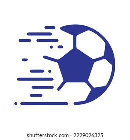 Soccer ball. Football. Vector icon isolated on white background. Flat vector illustration.