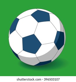 soccer ball, football, vector illustration