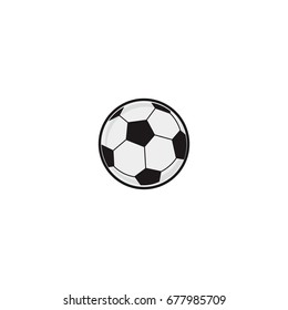 Soccer ball. Football. Vector Illustration.