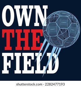 SOCCER BALL FORMED OF LINES
