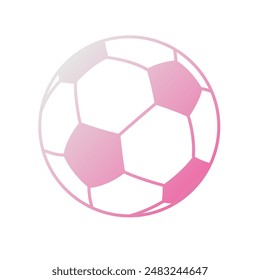 Soccer Ball Gradient Art Vector