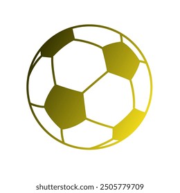 Soccer Ball Gradient Art Vector