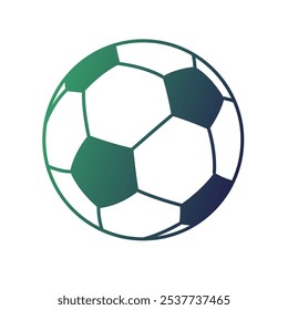 Soccer Ball Gradient Art Vector