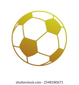Fußball Ball Gradient Art Vektor