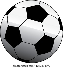 
Soccer ball. Gradient. Vector. Maybe, your favorite team will score at least this ball.