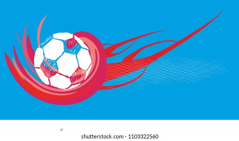 soccer ball graphic design vector art