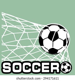 Soccer Ball in a grid of gate
