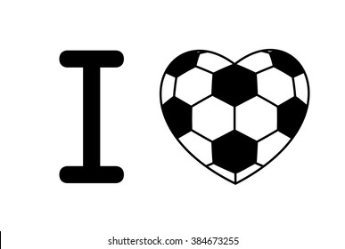 Soccer Ball Heart 