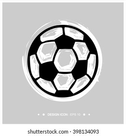 Soccer ball icon 2 Vector EPS10, Great for any use.