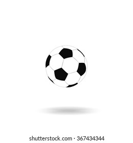 Soccer ball icon.