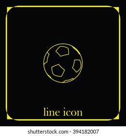 Soccer ball icon.