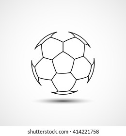 Soccer ball icon