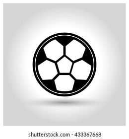Soccer ball icon 
