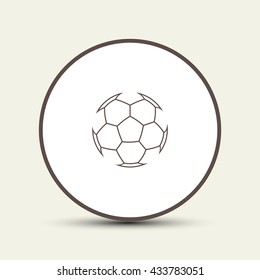 Soccer ball icon