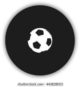 Soccer ball icon.