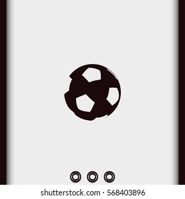 Soccer ball icon.