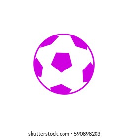 Balón de fútbol. Icono.