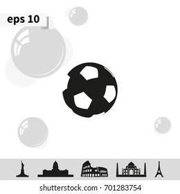 Soccer ball icon.