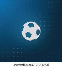 Soccer ball icon.