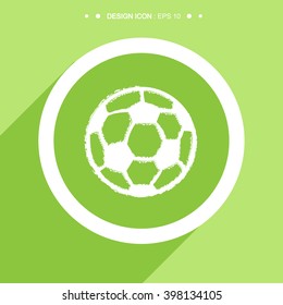 Soccer ball icon 5 Vector EPS10, Great for any use.