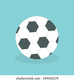 Soccer Ball Icon In Classic Style