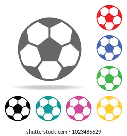 Soccer ball icon. Element of sport multi colored icon for mobile concept and web apps. Icon for website design and development, app development. Premium icon on white background