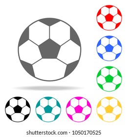 soccer ball icon. Elements of School and study multi colored icons. Premium quality graphic design icon. Simple icon for websites, web design, mobile app, info graphics on white background