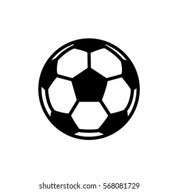  Soccer ball icon flat.