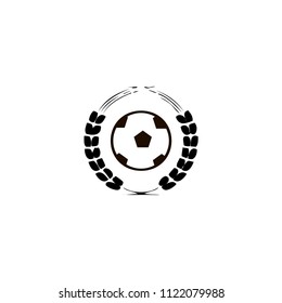 Soccer ball icon. flat design