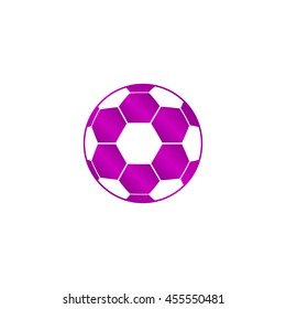 Soccer ball icon. Flat design style eps 10