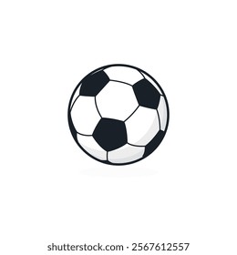 Soccer ball icon flat vector design