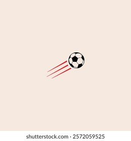 Soccer Ball icon flat vector design.