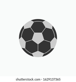 Soccer Ball Icon. Football Element Vector, Sign and Symbol for Design, Presentation, Website or Apps Elements.