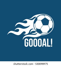 Soccer ball icon. Football logo. Vector illustration