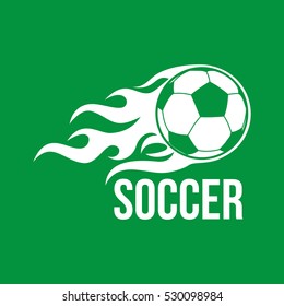Soccer ball icon. Football logo. Vector illustration