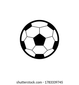 Soccer Ball Icon Illustration Line Art Stock Vector (Royalty Free ...