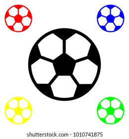 soccer ball icon. soccer ball isolated on white background