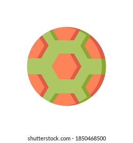 Soccer ball icon isolated on white background 